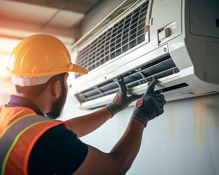 Lawndale AC Repair technicians at work in Lawndale